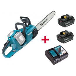 Аккум. пила цепная MAKITA DUC 353 Z шина 35 см (14"), 3/8, 1.1 мм +АКЦИЯ 2 акк.,5.0 А/ч, Li-Ion, зар