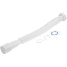 Гибкая труба с гайкой 1 1/2"х40/50 под плоскую прокладку, 1470мм, AV Engineering