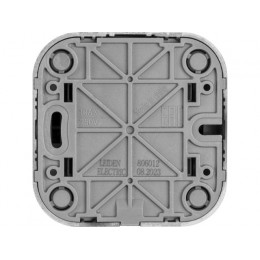 Выключатель 2 клав. (открытый, 10А) черный, Bailly, LEIDEN ELECTRIC