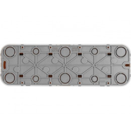 Розетка 4-ая (открытая, с/з) бежевая, Bailly, LEIDEN ELECTRIC