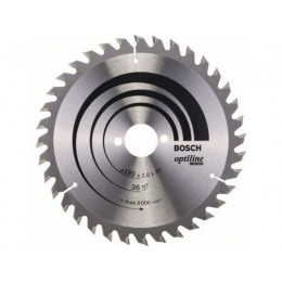 Диск пильный 190х30 мм 36 зуб. по дереву OPTILINE BOSCH