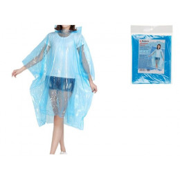 Дождевик-пончо, голубой, PERFECTO LINEA