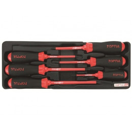 Набор-сет отверток диэлектрич. 6шт. 136х364мм TOPTUL