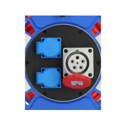 Удлинитель на катушке 25м IP44 (2роз.+1 на 400В cо штекером, с/з) Garant Brennenstuhl