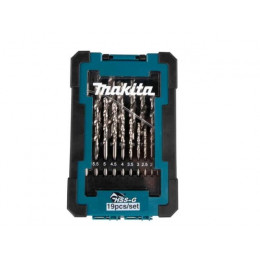 Набор сверл по металлу ц/х, HSS-G, D-78352 комплект из 19 шт MAKITA