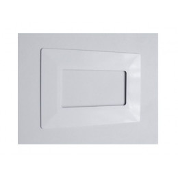 Рамка 2-местная декоративная белая BYLECTRICA