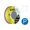 Уплотнитель "P" белый 9x5,5мм сдвоенный профиль (2х50м) ZOOM CLASSIC