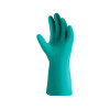Перчатки К80 Щ50 нитриловые Atom Oil защитные промышленные, р-р 9/L, зеленые, JetaSafety
