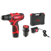 Аккум. дрель-шуруповерт WORTEX BD 1215-1 Li в чем. 12.0 В, 2 акк., 1.5 А/ч Li-Ion, 2 скор., 25 Нм