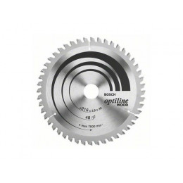 Диск пильный 216х30 мм 48 зуб. по дереву OPTILINE WOOD BOSCH
