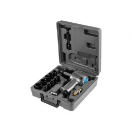 Пневмогайковерт 1/2" DGM DTW-7012 с лубрикатором и головками