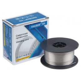 Проволока сварочная FLUX E71T-GS ф1,0мм (сварка без газа) (катушка 1кг) SOLARIS