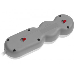 Удлинитель 1,5м (3 роз., 2,2кВт, с/з, выкл, ПВС 3х0,75) LEIDEN ELECTRIC