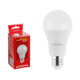 Лампа светодиодная A60 СТАНДАРТ 15Вт 230В E27 2700K AURORA