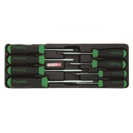 Набор-сет отверток TORX 8шт. 136х364мм TOPTUL