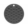 Коврик под горячее силиконовый, круглый, 17.5 х 0.2 см, GRAPHITE, PERFECTO LINEA