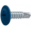 Саморез 4.2х19 мм с прессшайбой, цинк, со сверлом, RAL 5005 (50 шт в зип-локе) STARFIX
