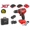 Аккум. дрель-шуруповерт WORTEX BD 2025 LiSET в чем. ALL1 XLT БЕСЩЕТ, 18 В, 55 Н*м, 2х2 А*ч + 2 насад