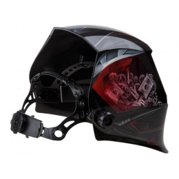 Щиток сварщика с самозатемняющимся светофильтром Solaris ASF520S (Car Master красный)