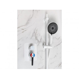 Душевая система (Lt) D35, серия Rose белый + черный, a-five