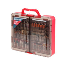 Набор аксессуаров для гравера WORTEX 418 предметов (универсальный)