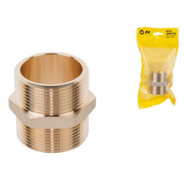 Ниппель 1 1/2" нар.-нар., AV Engineering (инд. упак.)