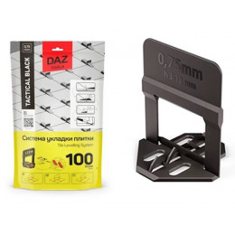 Основа для укладки плитки 0.75 мм (3 - 12 мм) DLS (100 шт в уп.)