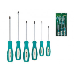 Набор отверток 6шт (SL3х100,5,5х150 PZ2х100 PH0х75,1х100,2х125) ВОЛАТ