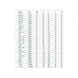 Тройник ПЭ 25 х 3/4" вн., AV Engineering