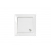 Выключатель 1 клав. для быт. электр. звонков (скрытый, 4А) белый, Стиль, Bylectrica