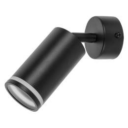 Светильник накладной поворотный/черный GU10 12 Вт LEIDEN ELECTRIC