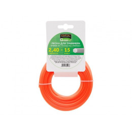 Леска ф 2.4 мм х 15 м шестигр. сеч. STARTUL GARDEN