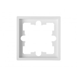 Рамка 1-местная белая, Carre, BYLECTRICA