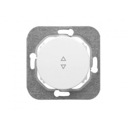 Выключатель 1 клав. проходной (cкрытый, 10А) белый, Прованс, Bylectrica