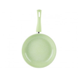 Сковорода ф 24х5.5 см, алюм., антиприг. покр., серия Cook&Fun, зеленая, PERFECTO LINEA