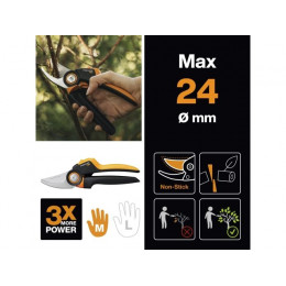 Секатор плоскостной FISKARS Xseries PowerGear M P921
