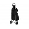 Сумка-тележка хозяйственная на колесах 20 кг, черная, PERFECTO LINEA