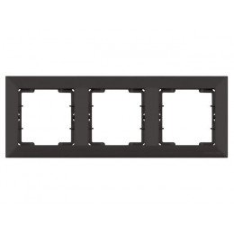 Рамка 3-ая горизонтальная черная, DARIA, MUTLUSAN