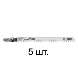 Пилка лобз. по дереву T301CD (5 шт.) BOSCH