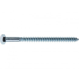 Шуруп 8х120 мм шестигр. головка, цинк, DIN 571 (5 кг) STARFIX