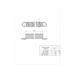 Пружина дверная 18.5 мм цинк STARFIX