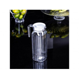 Кувшин стеклянный, 1 л., с крышкой, Diamond, PERFECTO LINEA