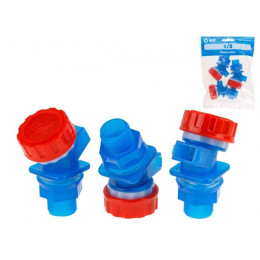 Кран пластиковый 1/2", AV Engineering (3 шт. инд. упак.)