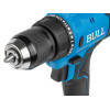 Аккум. дрель-шуруповерт BULL SR 1803 в кор. XLTpro БЕСЩЕТ., SOLO, 18 В, 45 Н*м, БЗП 10 мм