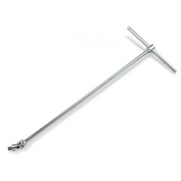 Вороток T-обр. c бегунком 400мм  и наконечником 1/4" TOPTUL