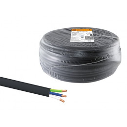 Кабель ВВГ-П нг(А)-LS 3х6 ок(N, PE)-0,66 ГОСТ (100м) TDM