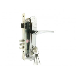 Замок врезной Зенит ЗВ4-85.3 (хром)