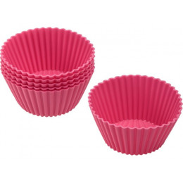 Форма для выпечки, силиконовая, кекс (маффин), 6,5 х 4,2 x 3 см, 6 штук, FRUIT DOVE, PERFECTO LINEA