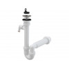 Сифон для мойки с нержавеющей peшeткой DN70 и штуцером, Alcaplast