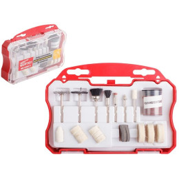 Набор аксессуаров для гравера 20 предметов в боксе (для чистки/полировки)